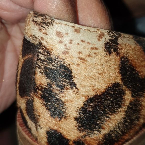 Madewell Leopard Calf Hair Loafers sz 6.5 - Picture 6 of 8